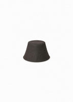 linen bucket hat, black - Image 1