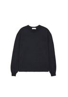 garment dyed long sleeve, black - Image 1