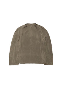 men's raglan cupro top, khaki