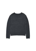 paper yarn pullover, charcoal - Image 1