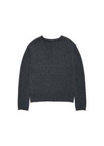paper yarn pullover, charcoal