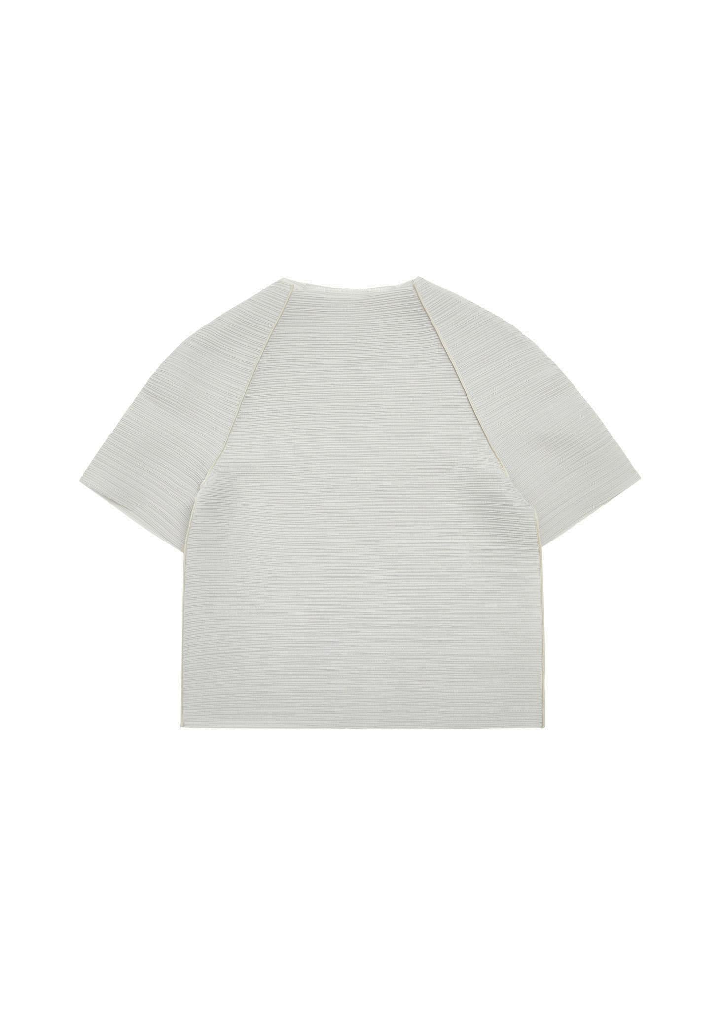 men's pleats raglan top, beige