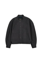 cotton curved jumper, black - Image 1