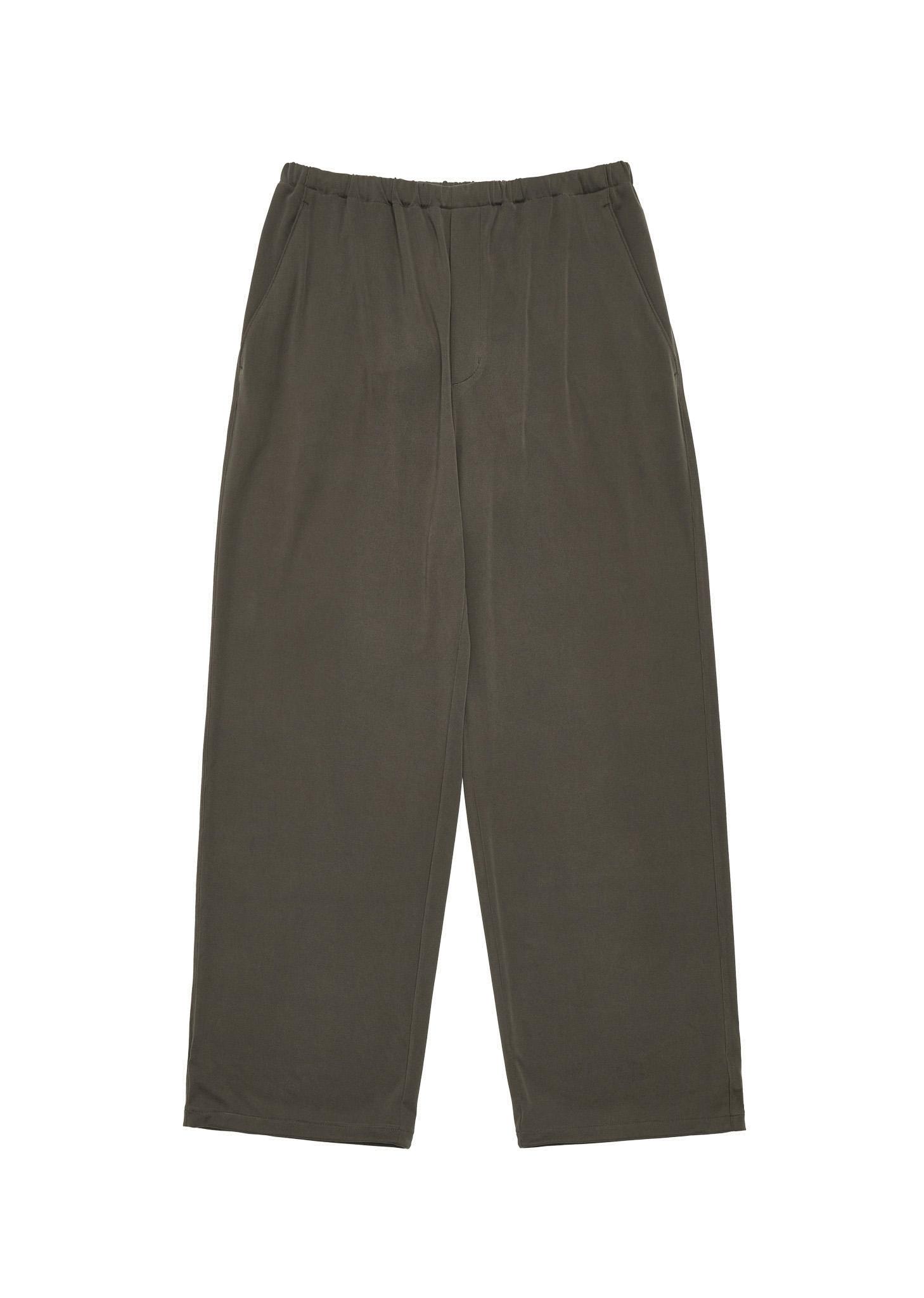 easy banding pants, brown
