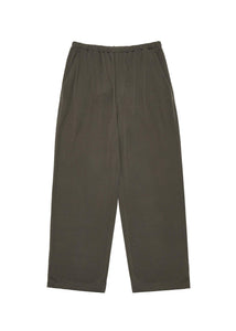 easy banding pants, brown