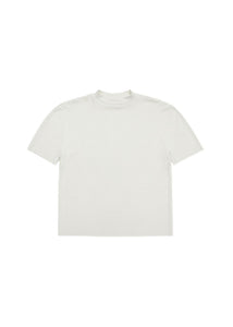 mock neck raglan t-shirt, ivory