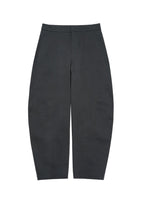 men's curved long pants, black - Image 1