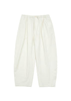 cotton nylon banding pants, white - Image 1