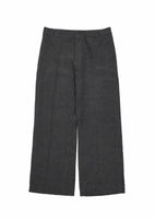 linen flared pants, charcoal - Image 1