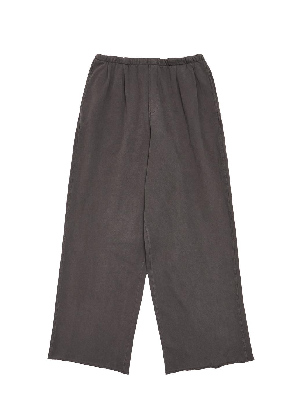 garment dyed banding pants, brown