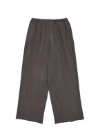 garment dyed banding pants, brown - Image 1