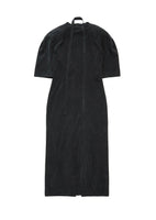 cupro raglan dress, black - Image 1
