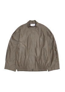 cotton nylon blouson, khaki