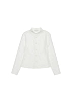 sheer slim shirt, white - Image 1