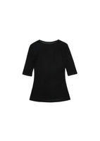 round short sleeve t-shirt, black - Image 1