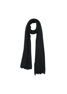 convertible knit poncho scarf, black