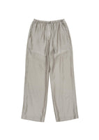 silky banding pants, grey - Image 1