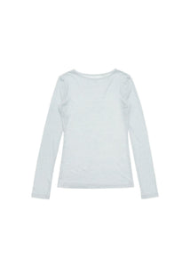 round t-shirt, light blue
