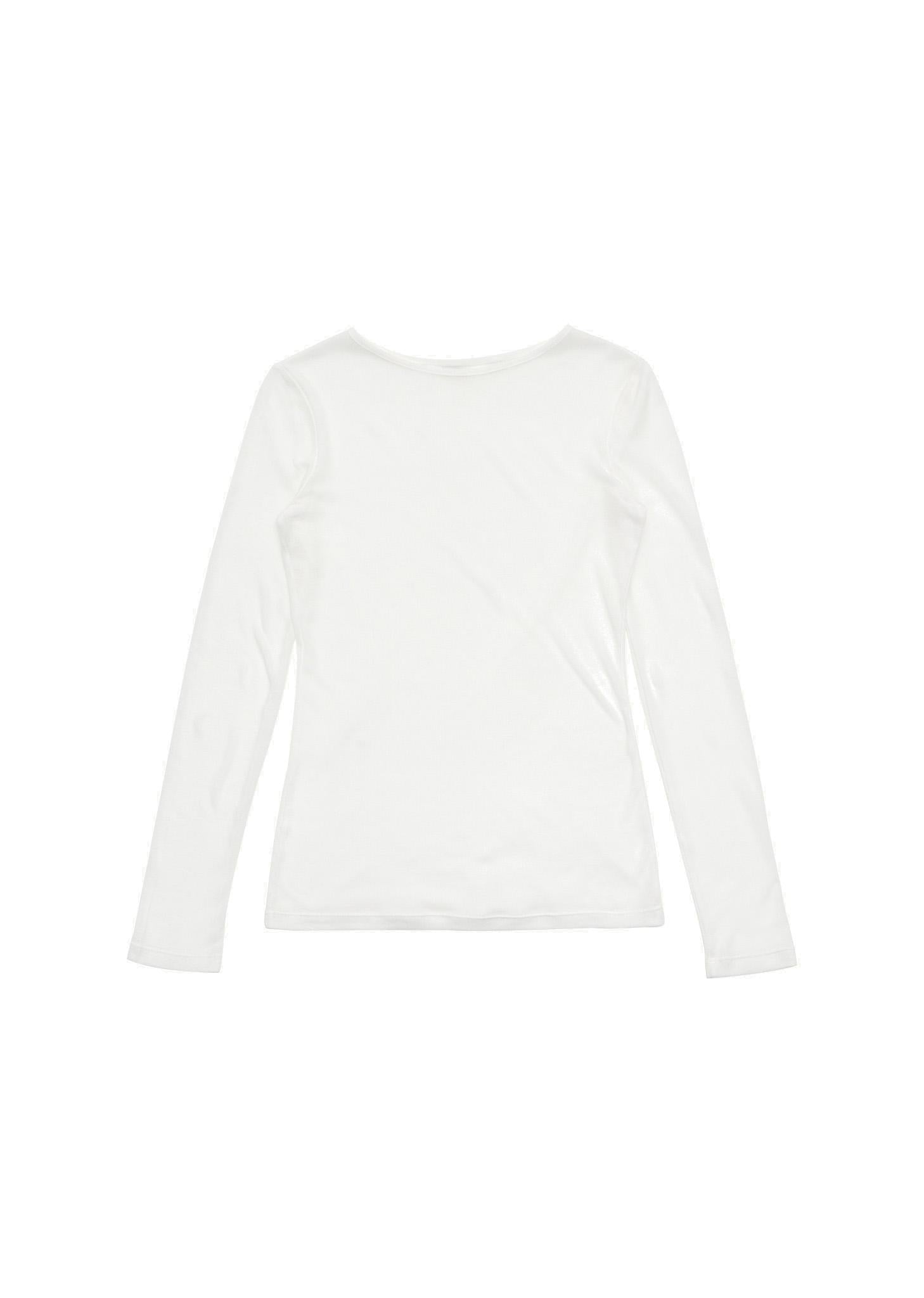 round t-shirt, white