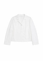 open collar shirt, white - Image 1