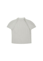 women's pleats raglan top, beige - Image 1