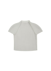 women's pleats raglan top, beige