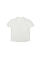 women's pleats raglan top, white - Image 1