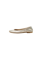 lambskin flats, gold - Image 1