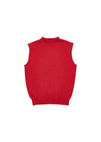 basic cotton vest, red - Image 1
