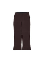 wholegarment knit capri pants, brown - Image 1