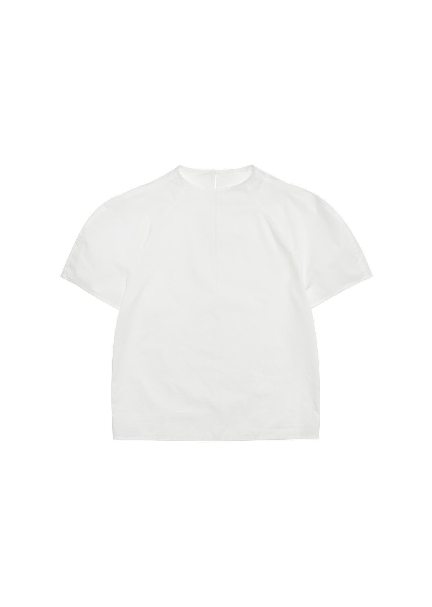 raglan top, white