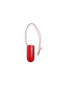 eyeglasses case by peroni firenze, red