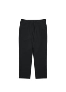 straight fit pants, black