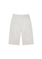 straight shorts, beige - Image 1