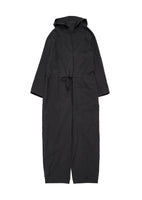 hooded jumpsuit, black - Image 1