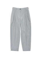 cotton two tuck tapered pants, blue - Image 1