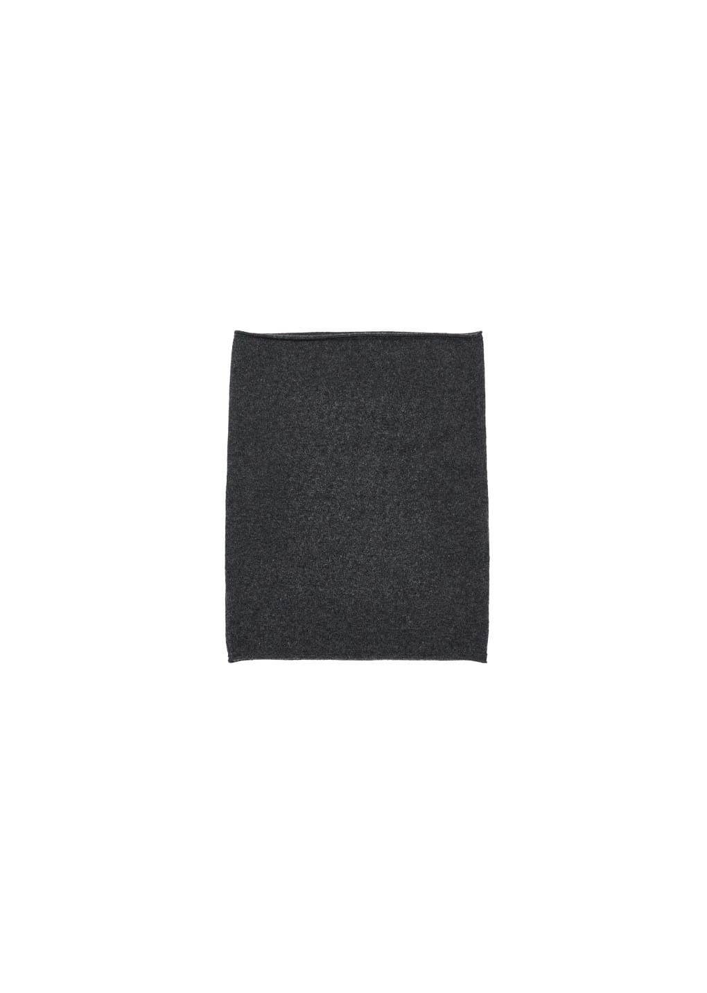 cashmere bandeau snood, charcoal