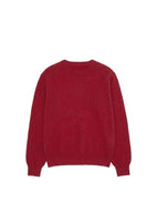 cashmere crewneck knit, red - Image 1