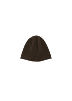 cashmere knit beanie, brown - Image 1