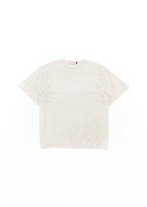 cashmere loose half sleeve knit, ivory