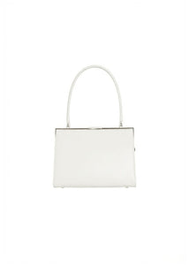 classic frame bag, white