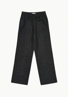 colored straight fit denim, black - Image 1