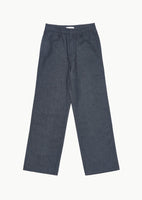 colored straight fit denim, blue - Image 1