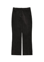 corduroy flared pants, black - Image 1