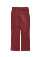 corduroy flared pants, red - Image 1