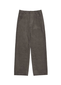 corduroy straight pants, khaki