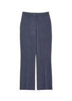 cotton flared pants, blue - Image 1