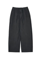 cupro banding pants, charcoal - Image 1