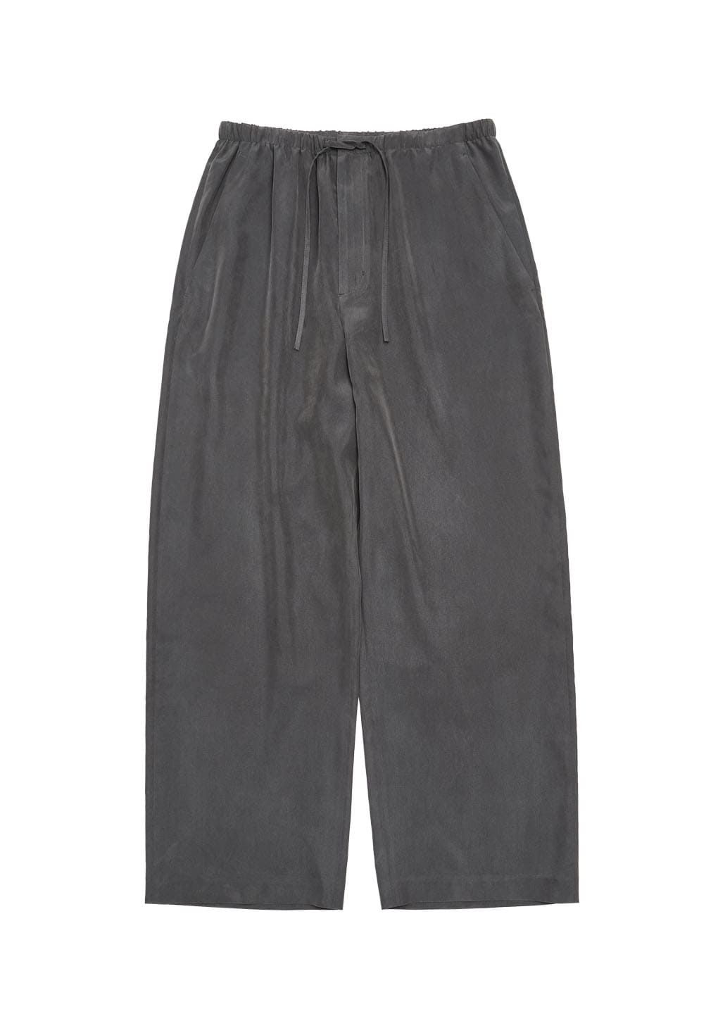 cupro banding pants, grey