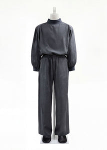 curpo ribbed pullover, grey hover